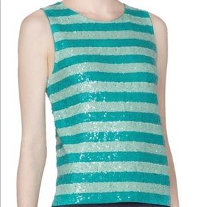 Jcrew sequined tank top